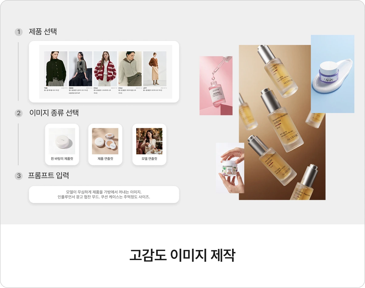 고감도 이미지 제작